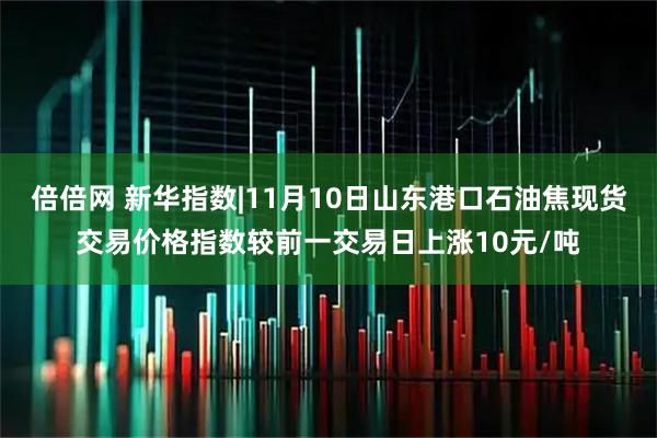 倍倍网 新华指数|11月10日山东港口石油焦现货交易价格指数较前一交易日上涨10元/吨