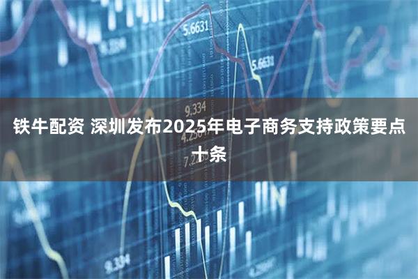 铁牛配资 深圳发布2025年电子商务支持政策要点十条